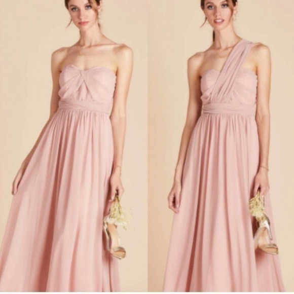 Birdy Grey Rose Quartz Grace Convertible Bridesmaid Dress Large NWT - Picture 1 of 6